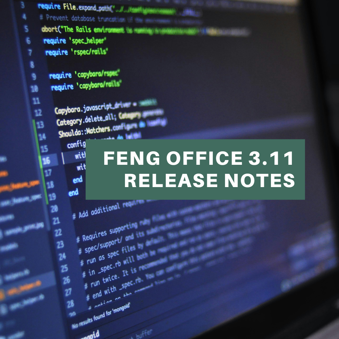 Feng Office 3.11 Release Note