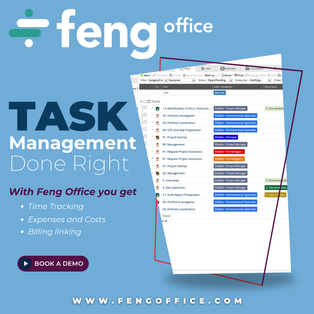 Feng Office's Task Management